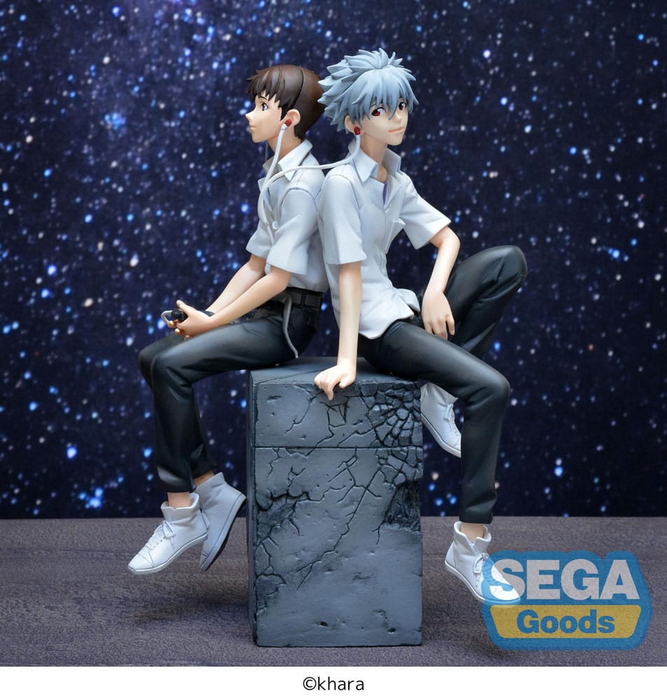 Rebuild of Evangelion Luminasta PVC Statue Shinji & Kaworu Evangelion: New Theatrical Edition Shinji Ver. 17 cm Image 2