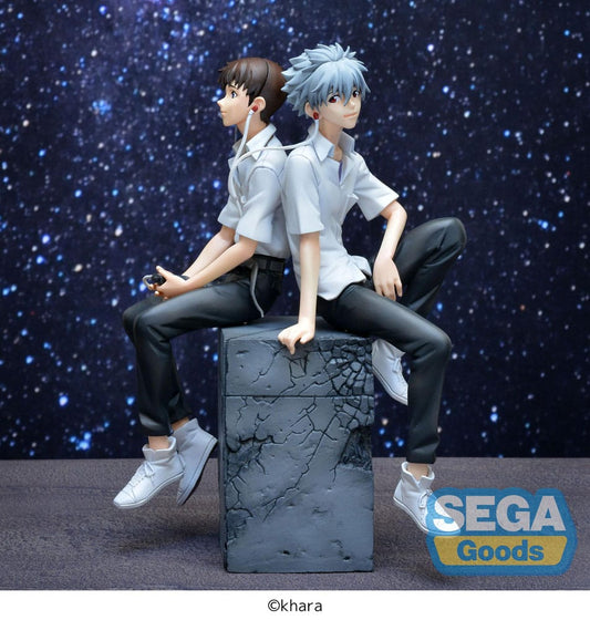 Rebuild of Evangelion Luminasta PVC Statue Shinji & Kaworu Evangelion: New Theatrical Edition Shinji Ver. 17 cm Image 2