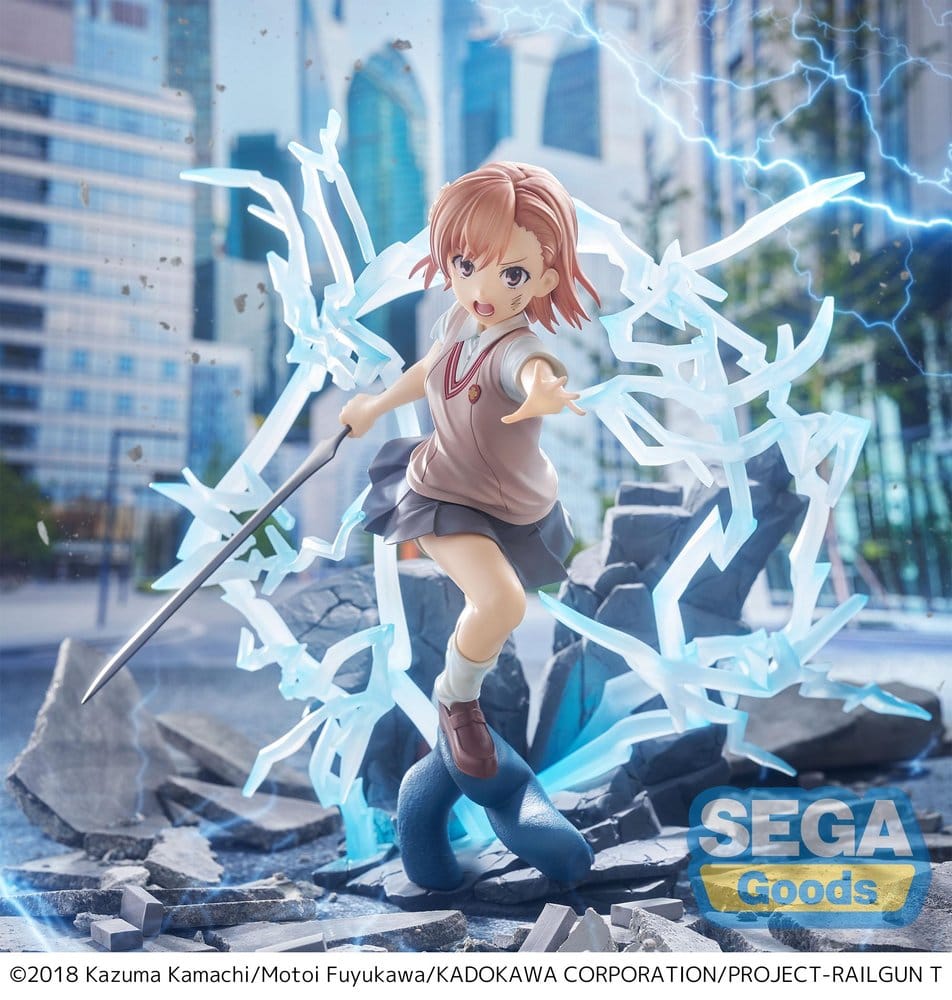 A Certain Scientific Railgun T FIGURIZMa PVC Figur Mikoto Misaka 23 cm Image 2