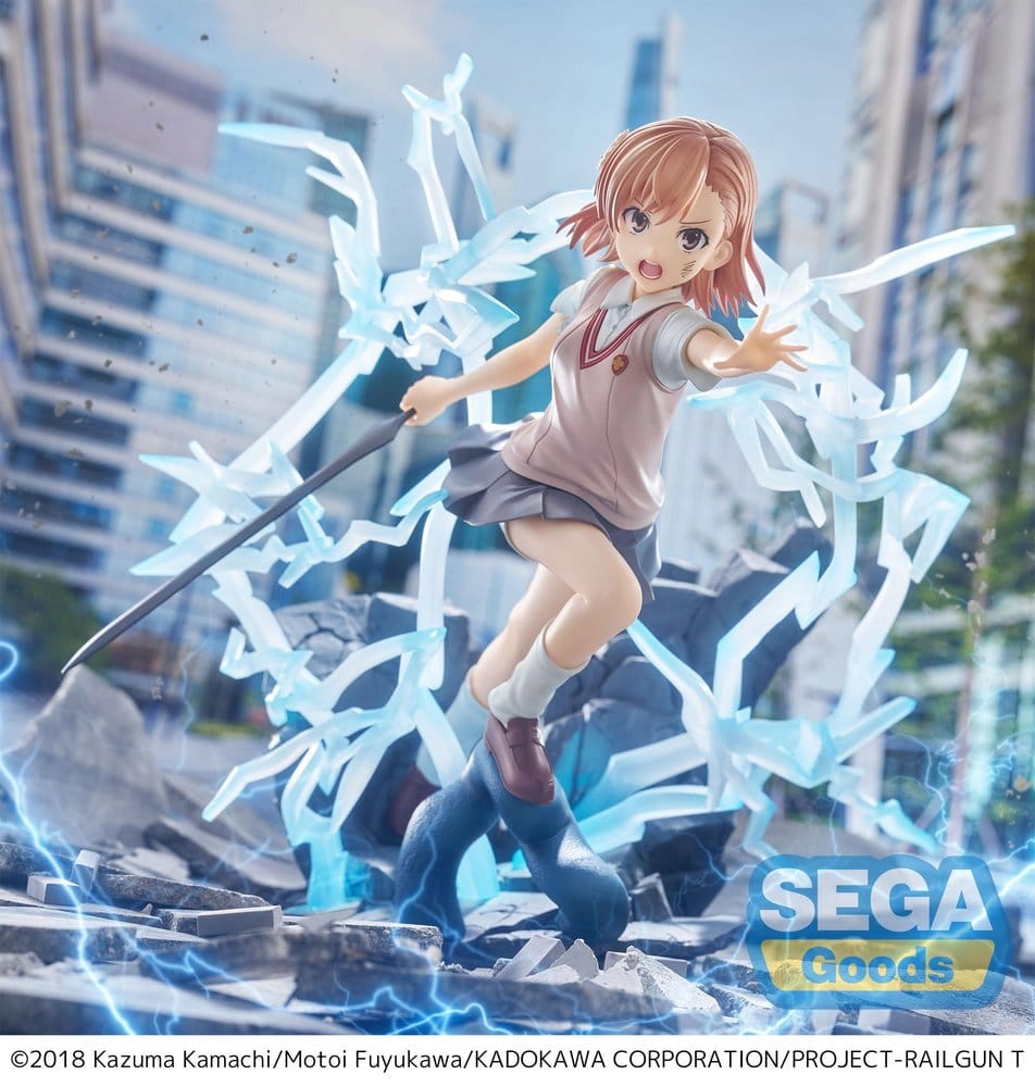 A Certain Scientific Railgun T FIGURIZMa PVC Figur Mikoto Misaka 23 cm Image 3