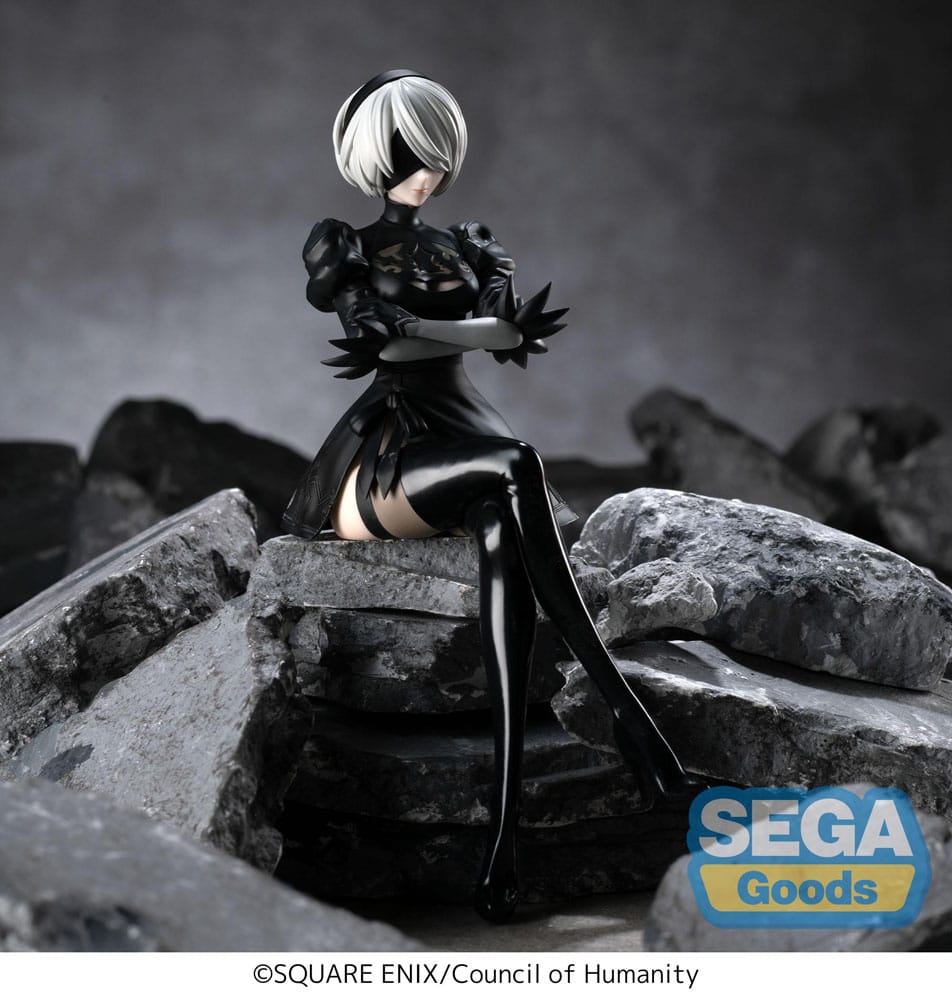 NieR:Automata Ver1.1a PM Perching PVC Statue 2B 13 cm Image 3