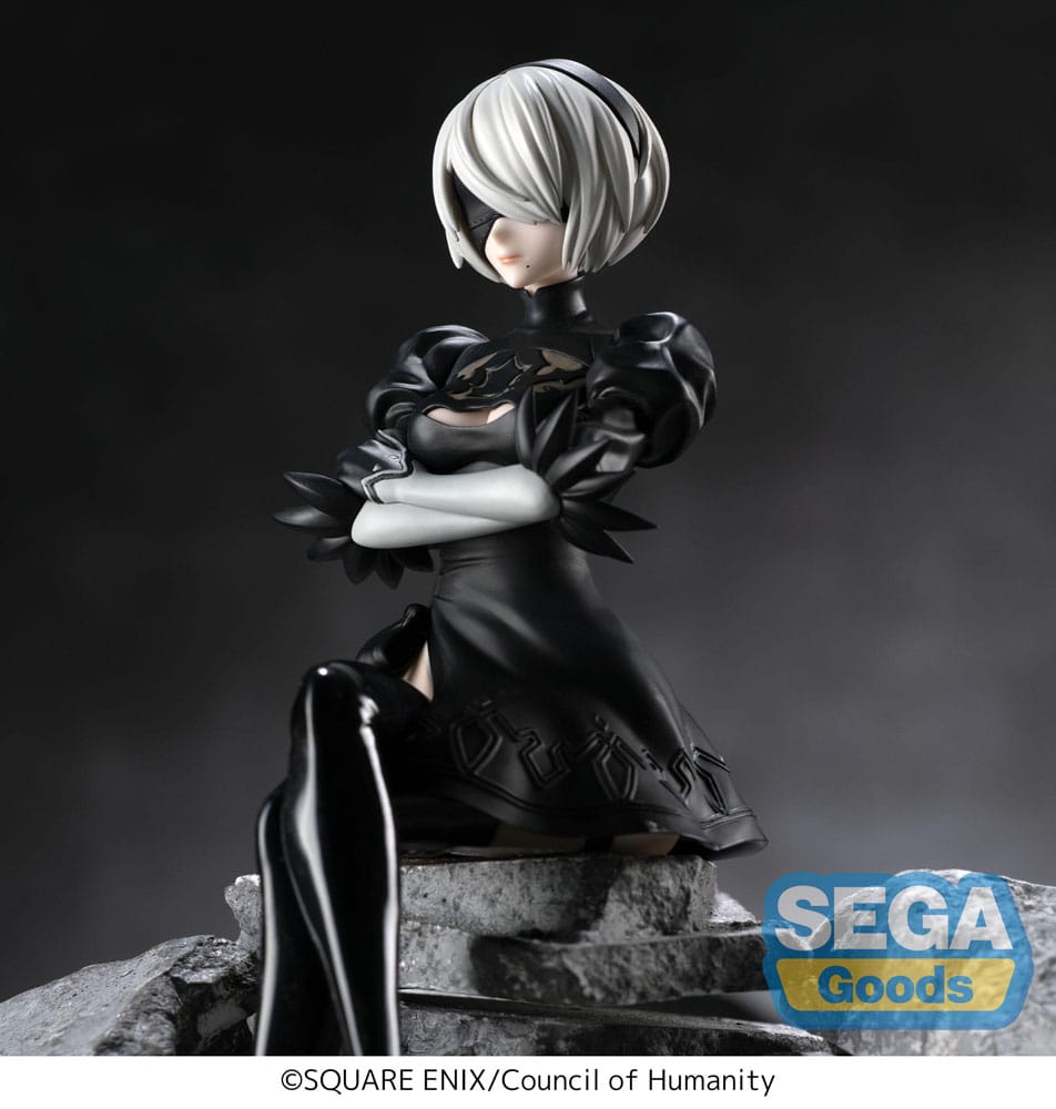 NieR:Automata Ver1.1a PM Perching PVC Statue 2B 13 cm Image 5