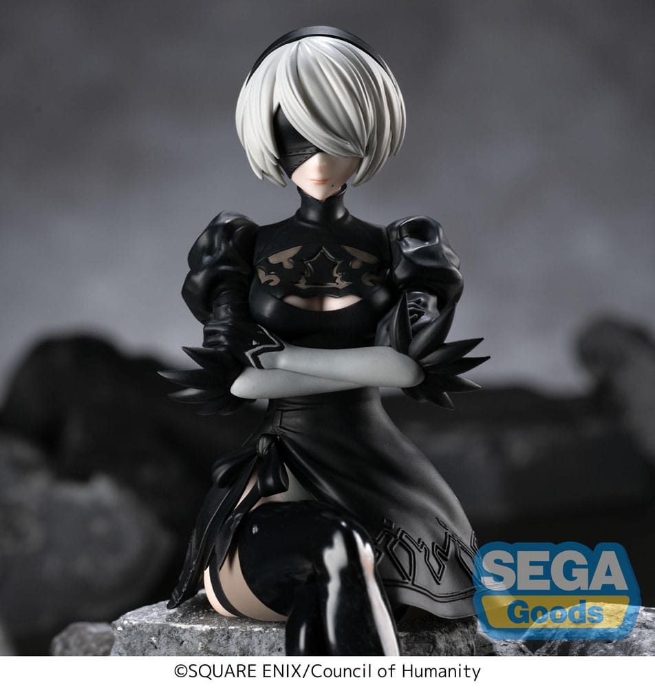 NieR:Automata Ver1.1a PM Perching PVC Statue 2B 13 cm Image 6