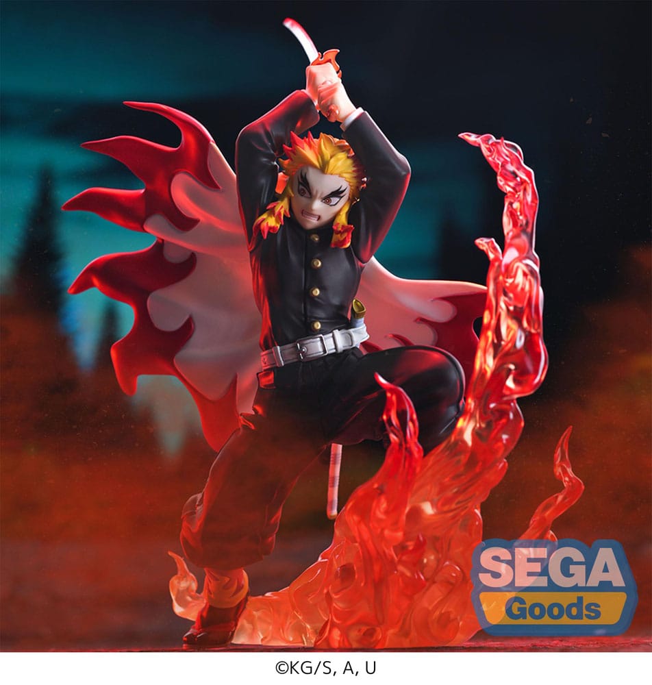 Demon Slayer: Kimetsu no Yaiba Xross Link Anime PVC Statue Kyojuro Rengoku 15 cm Image 3