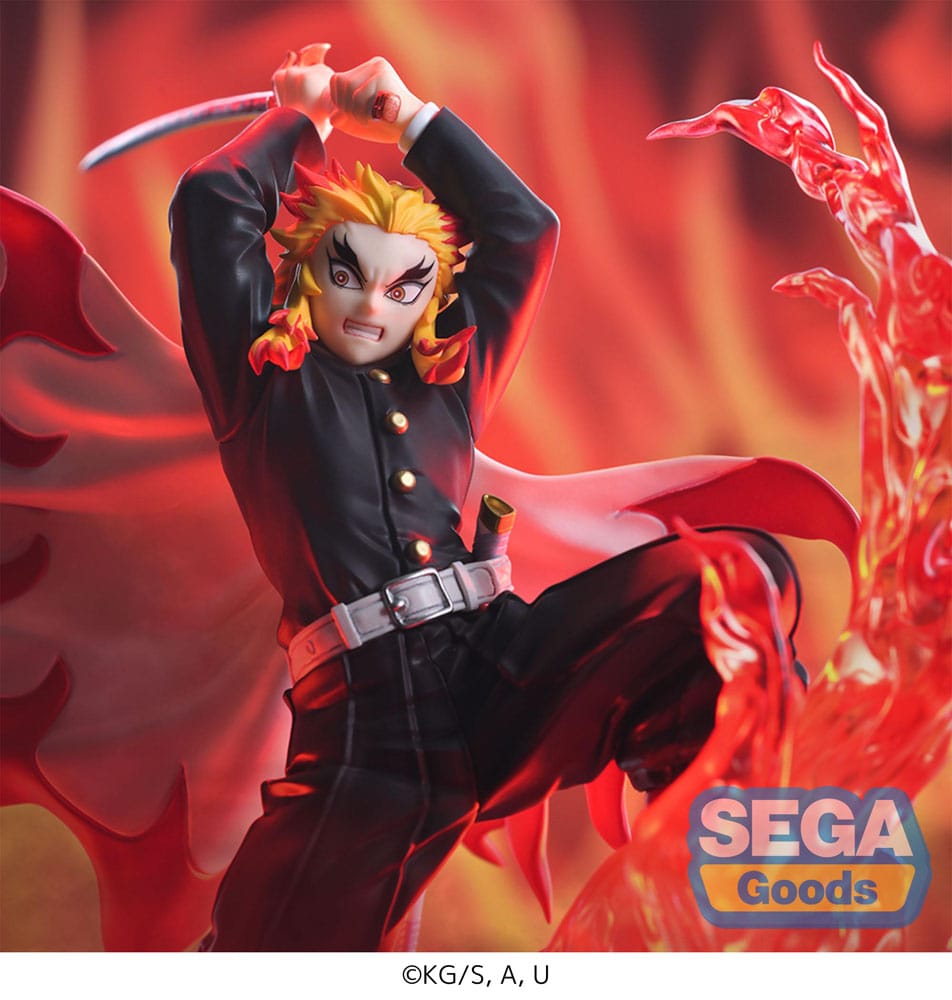 Demon Slayer: Kimetsu no Yaiba Xross Link Anime PVC Statue Kyojuro Rengoku 15 cm Image 4