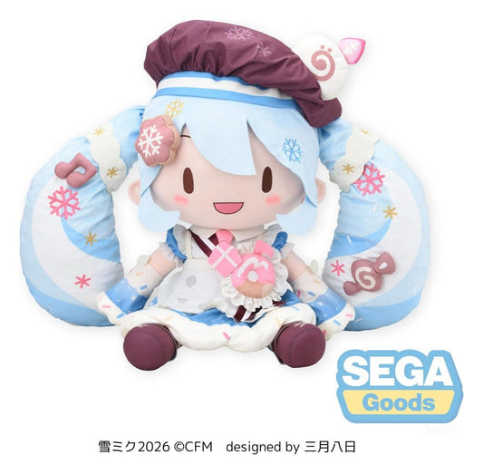 Character Vocal Series 01: Hatsune Miku Fuwa Petit Plüschfigur Snow Miku 2026 Dodeka Jumbo 50 cm Image 1