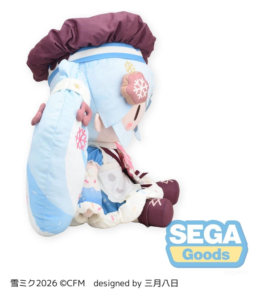 Character Vocal Series 01: Hatsune Miku Fuwa Petit Plüschfigur Snow Miku 2026 Dodeka Jumbo 50 cm Image 3