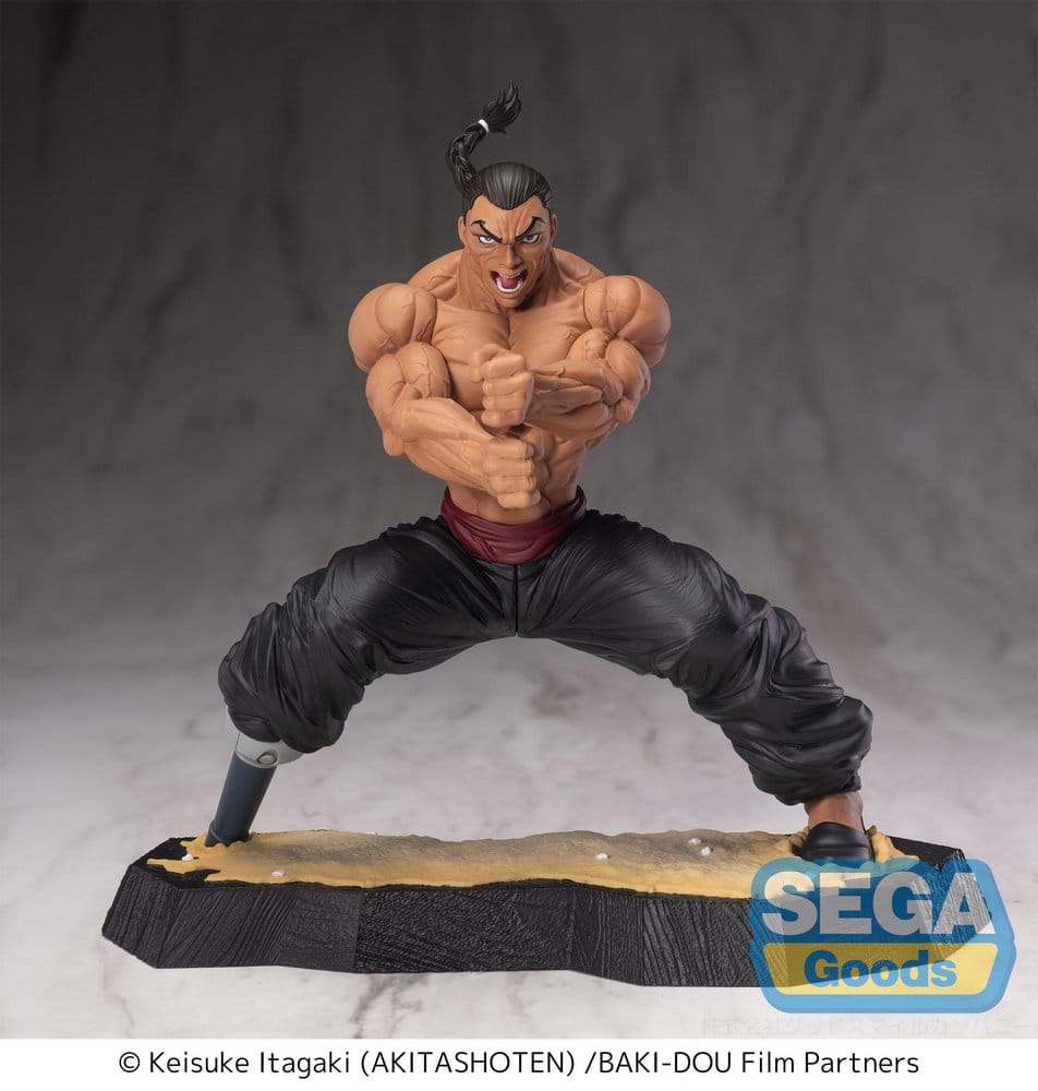 Baki-Dou Luminasta PVC Figur Kaioh Retsu 15 cm Image 1