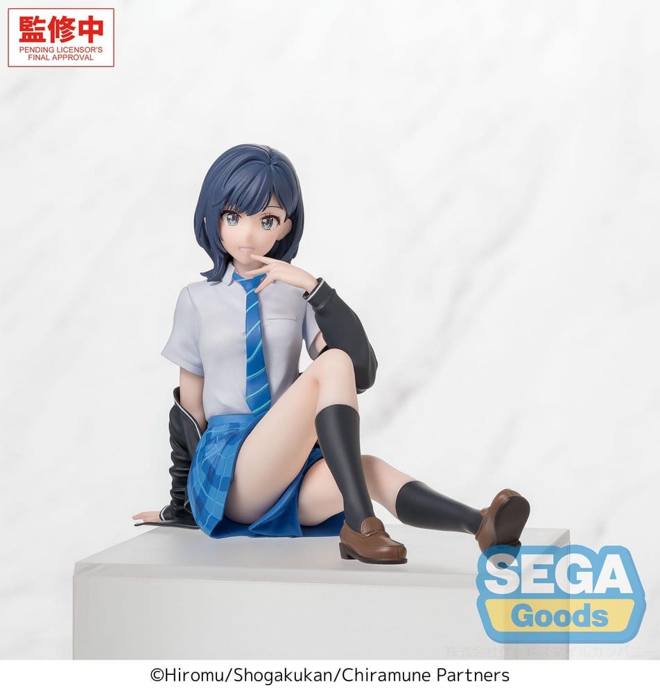 Chitose Is in the Ramune Bottle PM Perching PVC Statue Yuzuki Nanase 8 cm Image 1