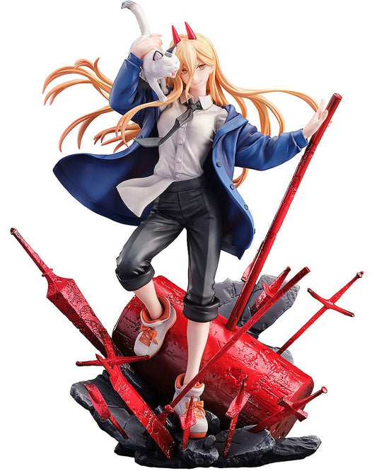 Chainsaw Man Statue 1/7 Power & Meowy 28 cm Image 1