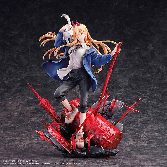 Chainsaw Man Statue 1/7 Power & Meowy 28 cm Image 2