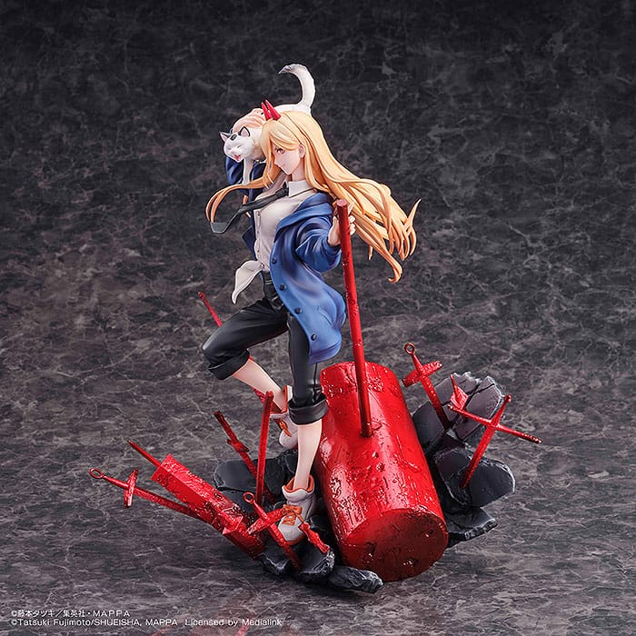 Chainsaw Man Statue 1/7 Power & Meowy 28 cm Image 3