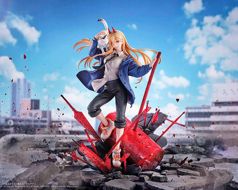 Chainsaw Man Statue 1/7 Power & Meowy 28 cm Image 9