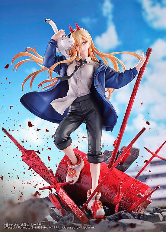 Chainsaw Man Statue 1/7 Power & Meowy 28 cm Image 10