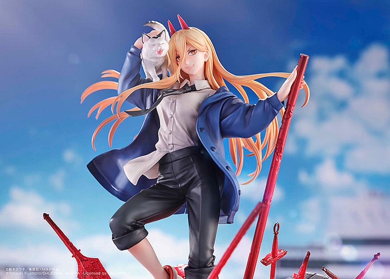 Chainsaw Man Statue 1/7 Power & Meowy 28 cm Image 11