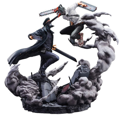Chainsaw Man Statue Super Situation Figure Chainsaw Man vs. Samurai Sword 26 cm Image 1