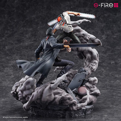 Chainsaw Man Statue Super Situation Figure Chainsaw Man vs. Samurai Sword 26 cm Image 3
