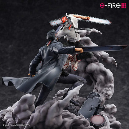 Chainsaw Man Statue Super Situation Figure Chainsaw Man vs. Samurai Sword 26 cm Image 6