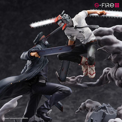 Chainsaw Man Statue Super Situation Figure Chainsaw Man vs. Samurai Sword 26 cm Image 7