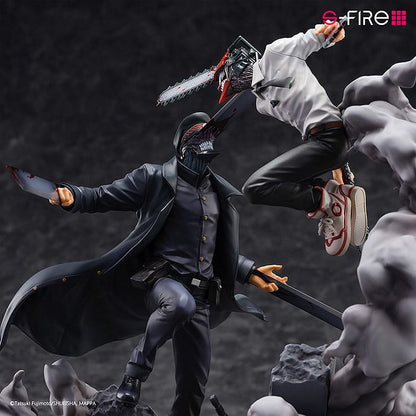 Chainsaw Man Statue Super Situation Figure Chainsaw Man vs. Samurai Sword 26 cm Image 8