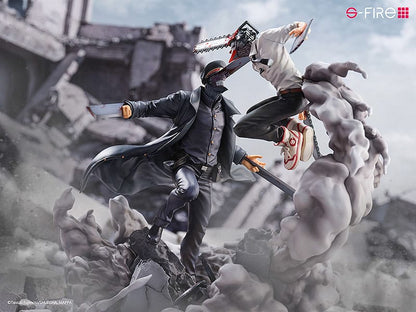 Chainsaw Man Statue Super Situation Figure Chainsaw Man vs. Samurai Sword 26 cm Image 13