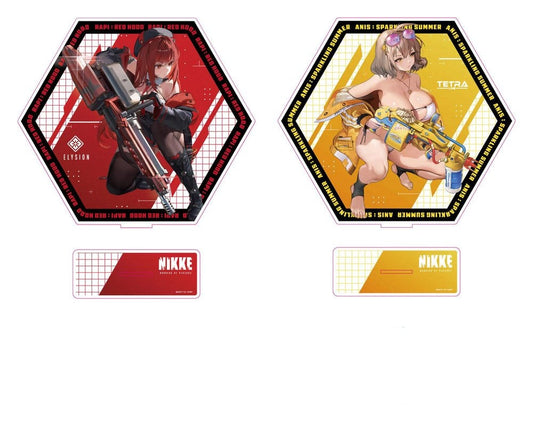 Goddess of Victory: Nikke Acrylic Stand PtZ Double-Sided Rapi: Red Hood / Anis: Sparkling Summer 25 cm Image 1