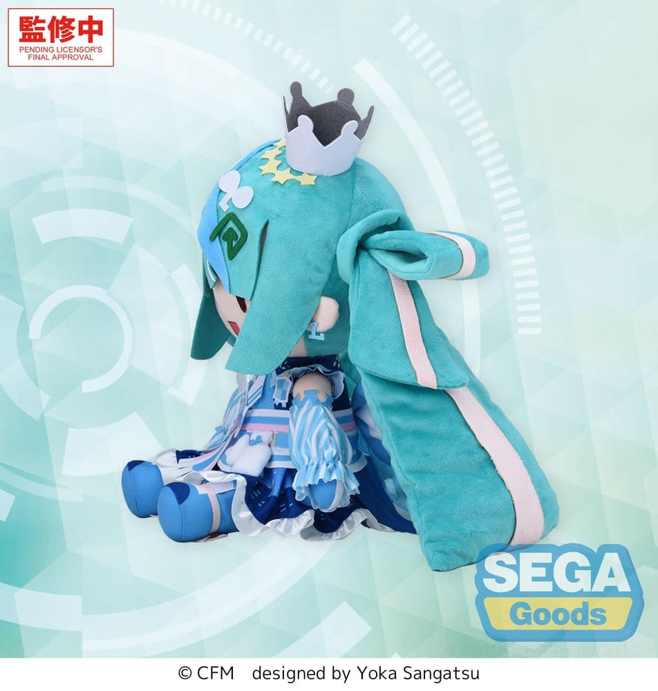 Character Vocal Series 01: Hatsune Miku Fuwa Petit Plüschfigur Hatsune Miku LAWSON 50th Anniversary Special LIVE L 30 cm Image 2