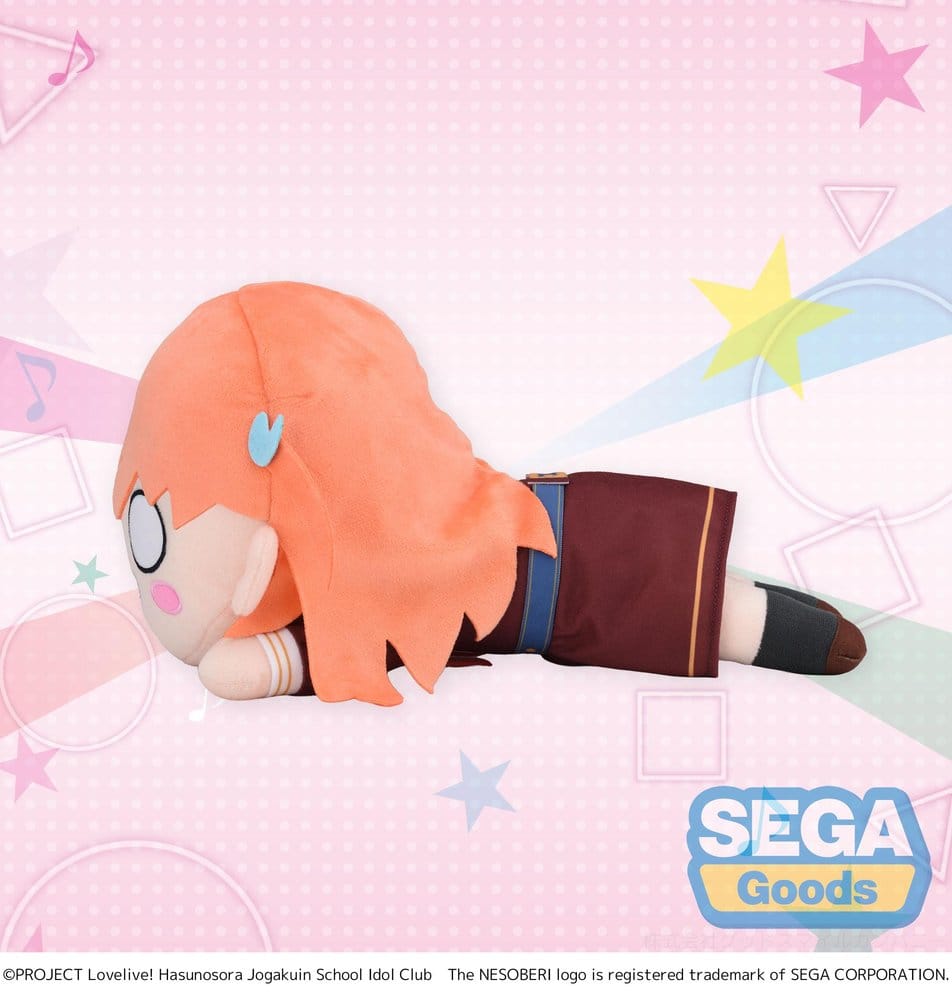 Love Live! Nesoberi (Lay-Down) Plüschfigur Hinoshita Kaho Winter Uniform (M) 16 cm Image 2