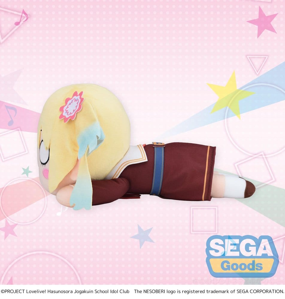 Love Live! Nesoberi (Lay-Down) Plüschfigur Osawa Rurino - Winter Uniform (M) 16 cm Image 2