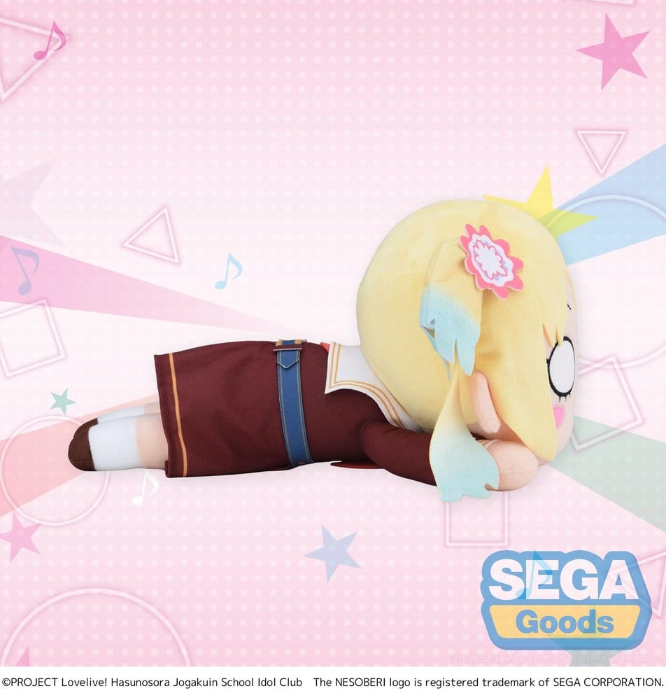 Love Live! Nesoberi (Lay-Down) Plüschfigur Osawa Rurino - Winter Uniform (M) 16 cm Image 3