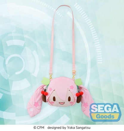 Character Vocal Series 01: Hatsune Miku fuwa petit Umhängetasche Sakura Miku Face (M) Image 1