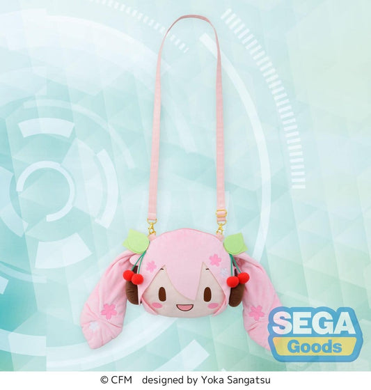Character Vocal Series 01: Hatsune Miku fuwa petit Umhängetasche Sakura Miku Face (M) Image 1