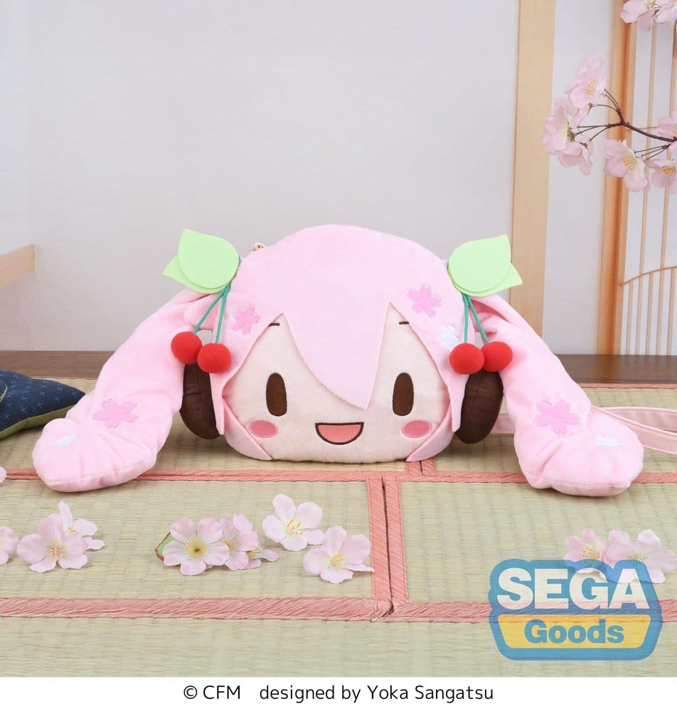 Character Vocal Series 01: Hatsune Miku fuwa petit Umhängetasche Sakura Miku Face (M) Image 3