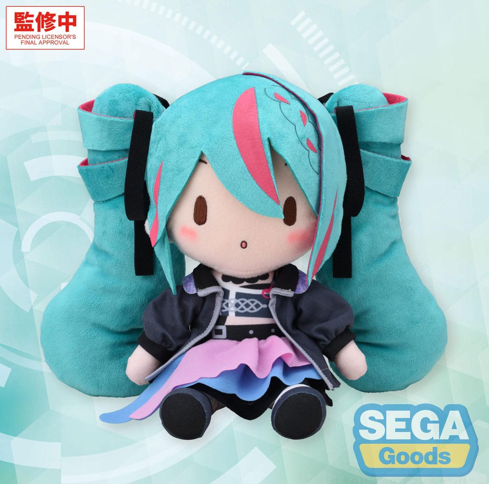 Character Vocal Series 01: Hatsune Miku Fuwa Petit Plüschfigur Hatsune Miku Punk! M 22 cm Image