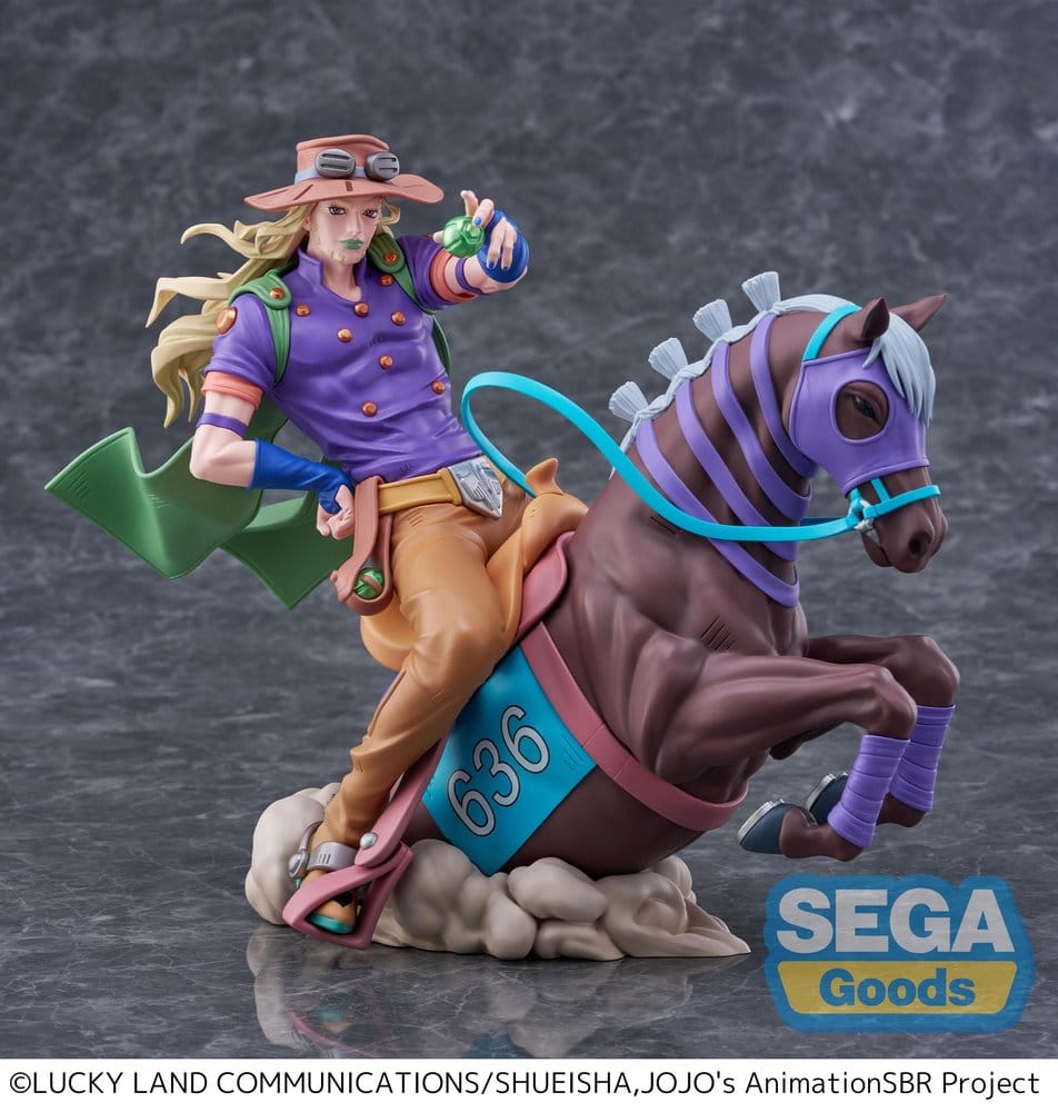 JoJo's Bizarre Adventure: Steel Ball Run XrossLinkMAX PVC Figur Gyro Zeppeli 18 cm Image 1