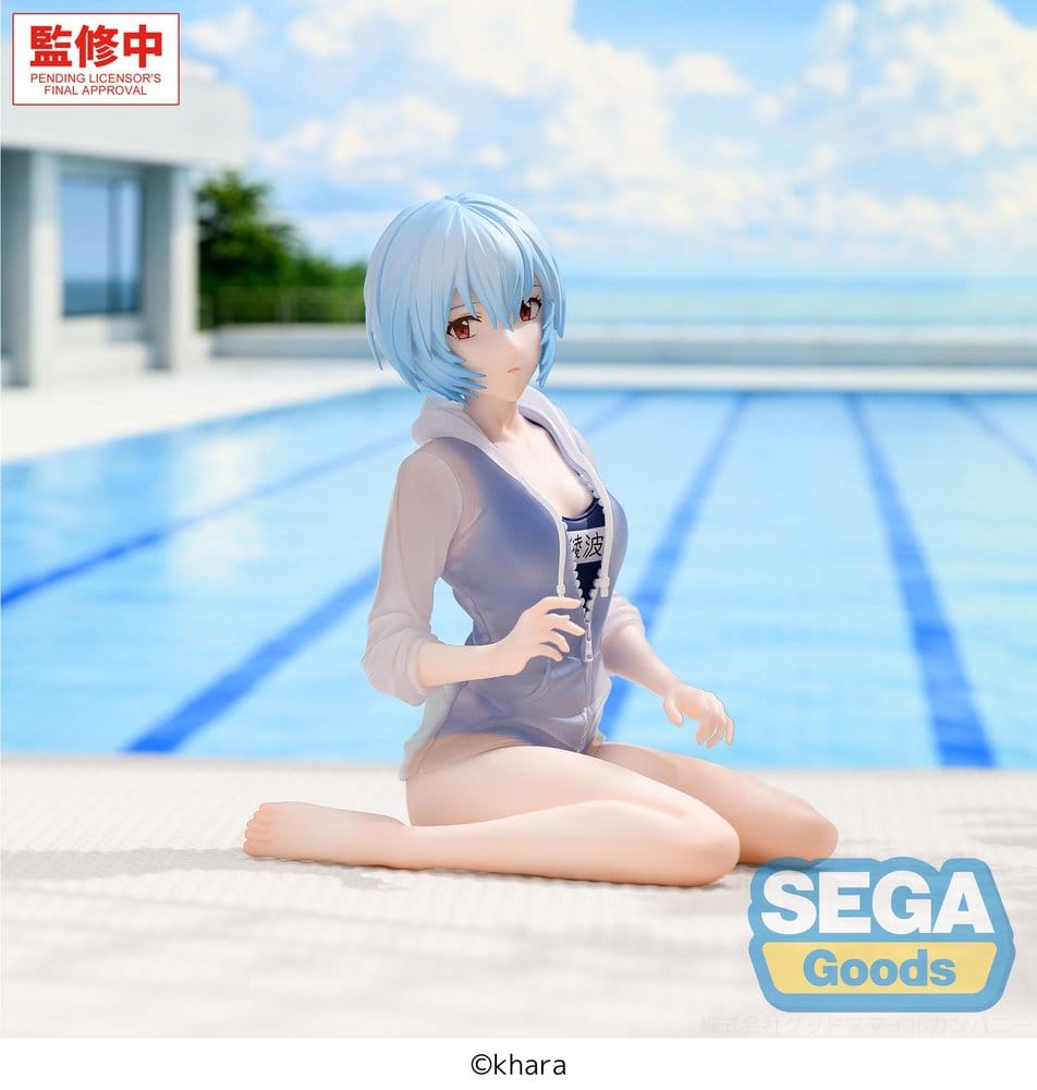 Rebuild of Evangelion Yumemirize PVC Figur Rei Ayanami School Swimsuit Ver. 13 cm Image 2