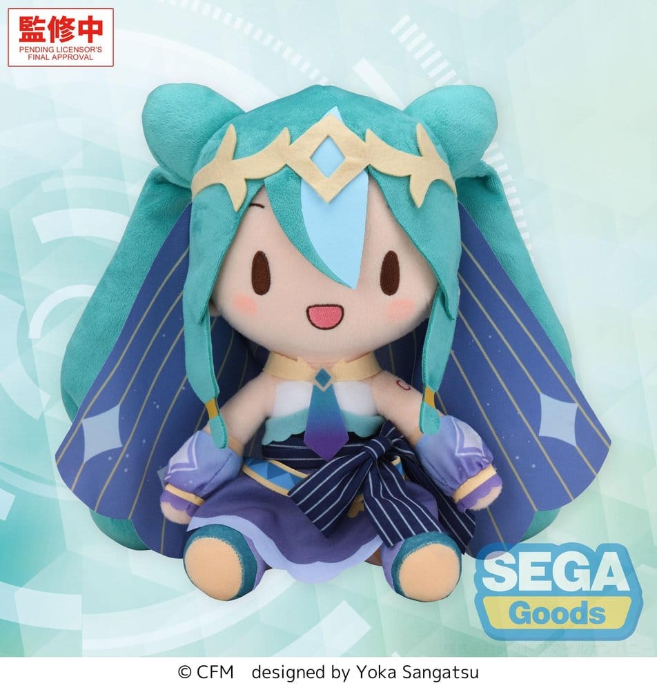 Character Vocal Series 01: Hatsune Miku fuwa petit M Plüschfigur Hatsune Miku -Cosmic- Image 1