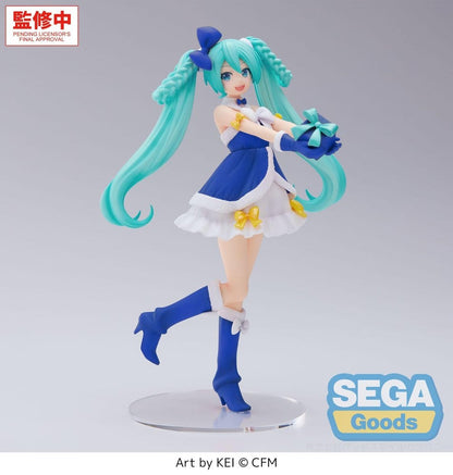 Character Vocal Series 01: Hatsune Miku High Premium PVC Figur Hatsune Miku Sapphire Christmas Ver. 21 cm Image 1