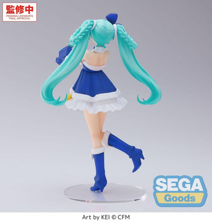 Character Vocal Series 01: Hatsune Miku High Premium PVC Figur Hatsune Miku Sapphire Christmas Ver. 21 cm Image 6