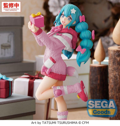 Hatsune Miku High Premium Figure PVC Figur Mokomoko Christmas Ver. 21 cm Image 2