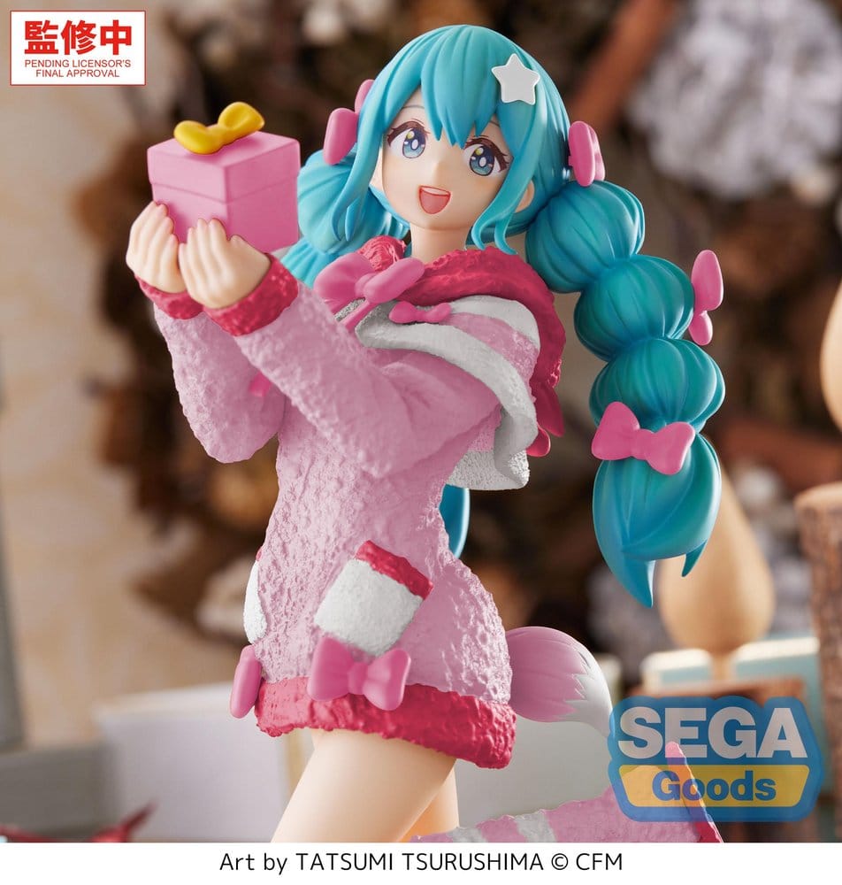 Hatsune Miku High Premium Figure PVC Figur Mokomoko Christmas Ver. 21 cm Image 3