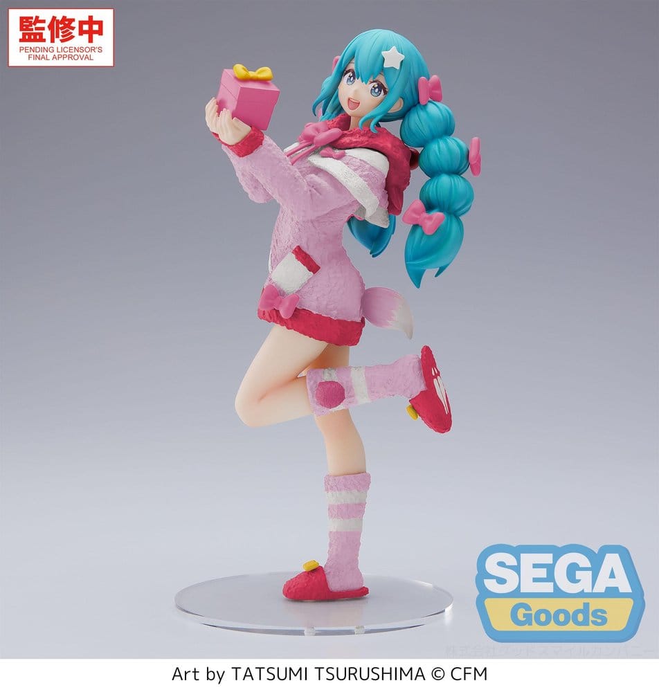 Hatsune Miku High Premium Figure PVC Figur Mokomoko Christmas Ver. 21 cm Image 1
