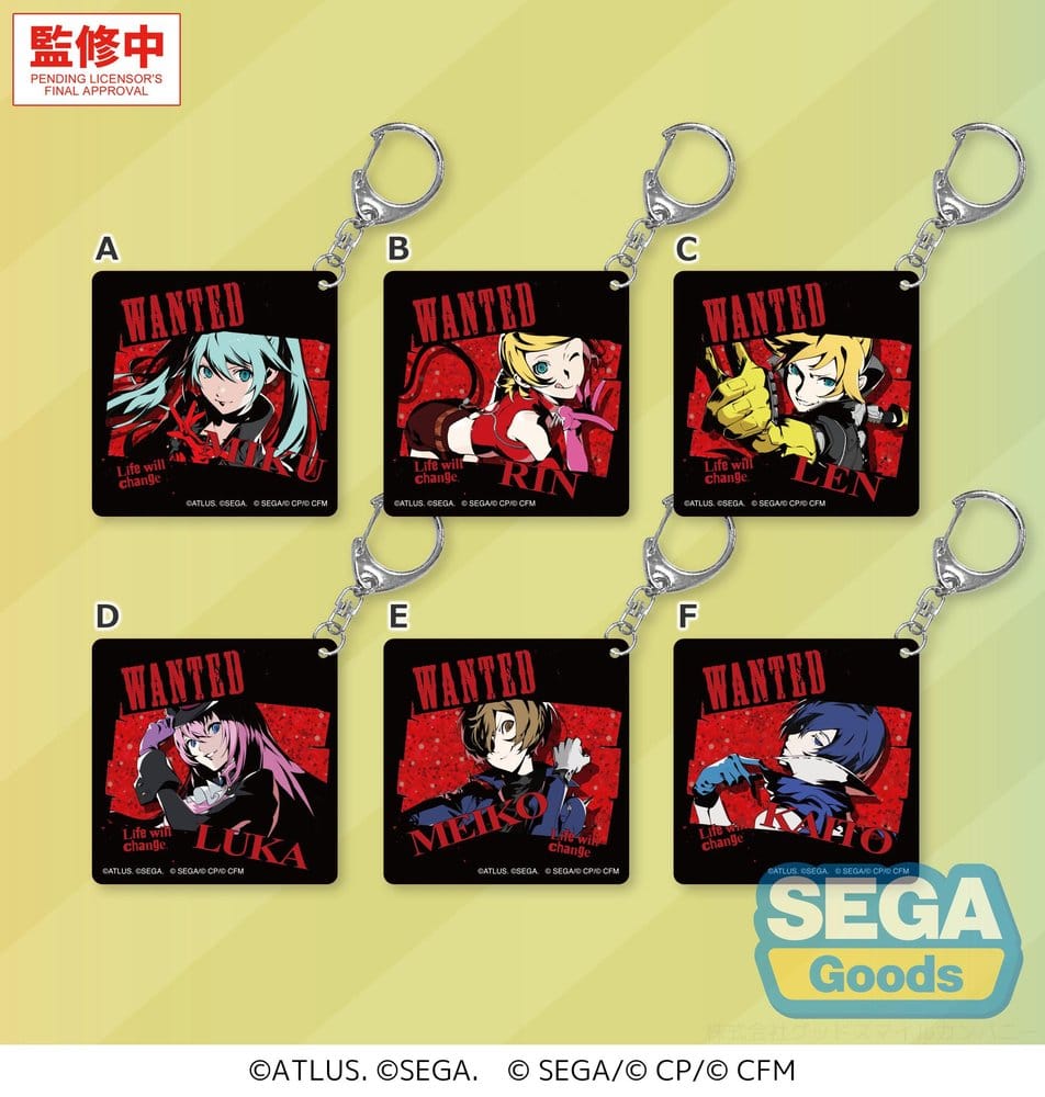Hatsune Miku: Colorful Stage! x Persona 5 Royal Acryl-Schlüsselanhänger Blind-Box Sortiment (6) Image