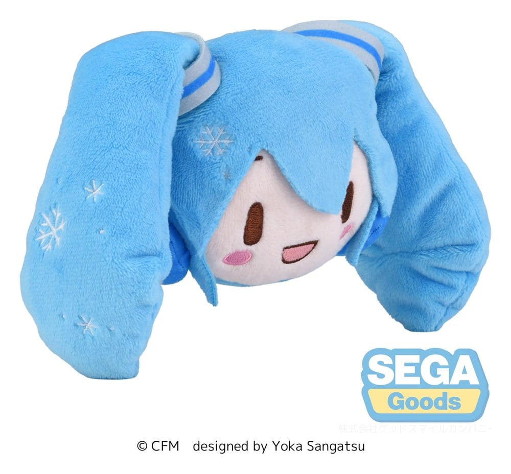 Snow Miku Fuwa Petit Plüschfigur Face Mascot Image 3