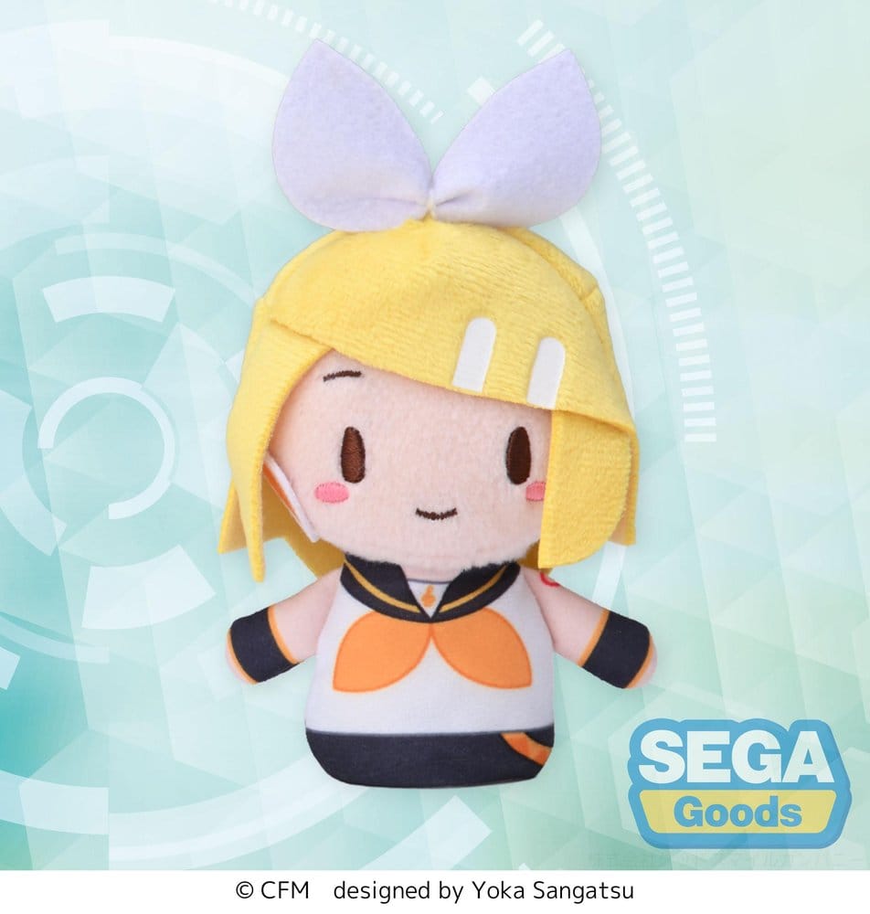 Kagamine Rin & Len Fuwa Petit Plüschfigur Kagamine Rin Finger Mascot 10 cm Image 1