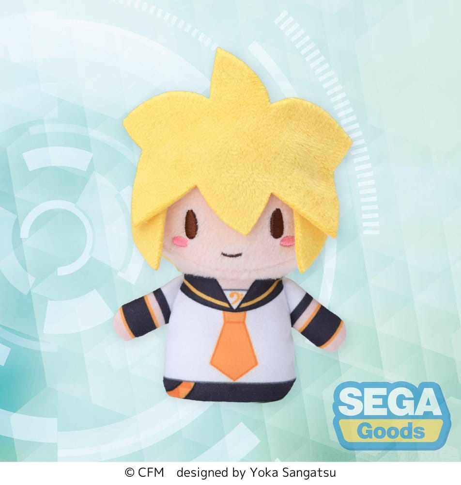 Kagamine Rin & Len Fuwa Petit Plüschfigur Kagamine Len Finger Mascot 10 cm Image 1