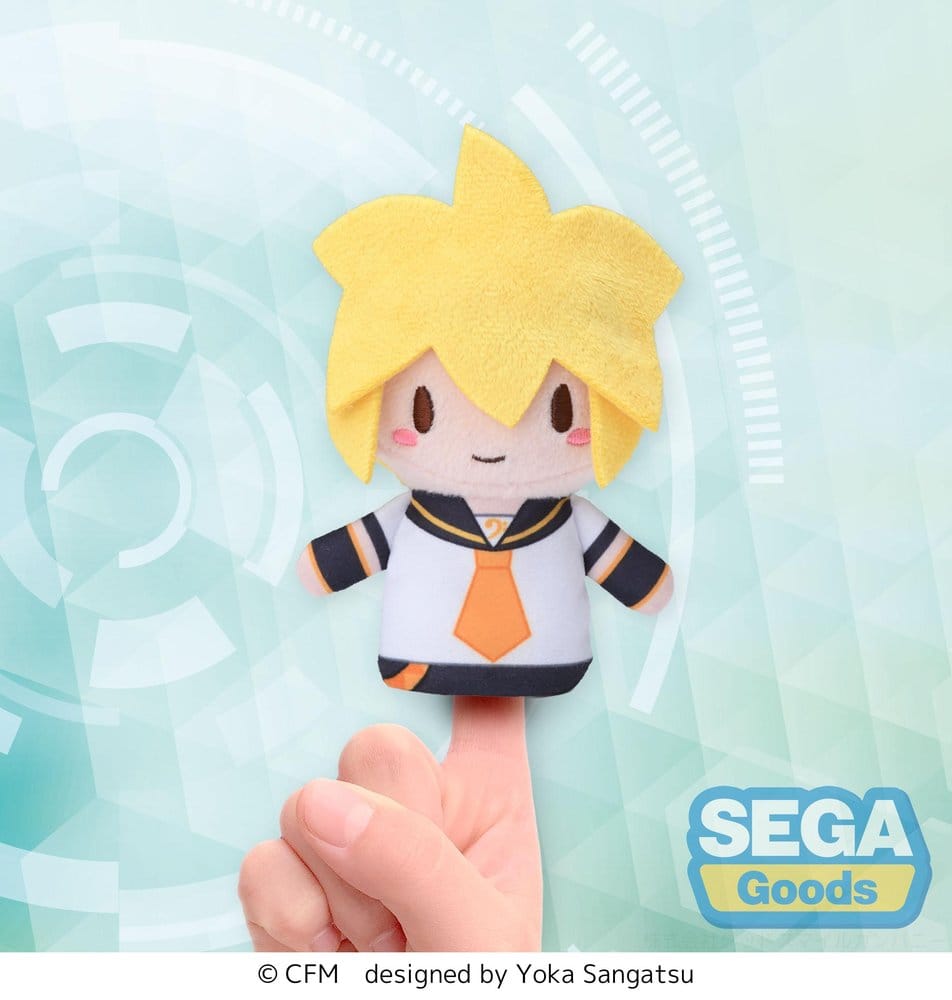 Kagamine Rin & Len Fuwa Petit Plüschfigur Kagamine Len Finger Mascot 10 cm Image 5