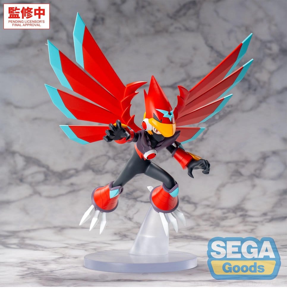 Mega Man Battle Network Luminasta PVC Figur Mega Man Falzar Beast 19 cm Image 1