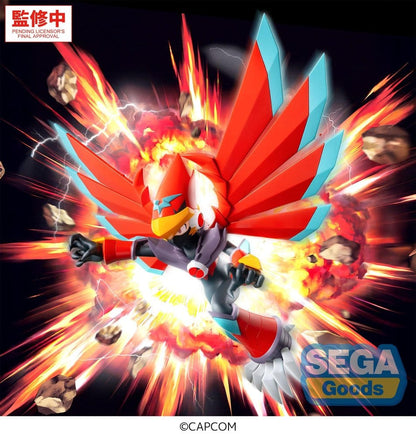 Mega Man Battle Network Luminasta PVC Figur Mega Man Falzar Beast 19 cm Image 3