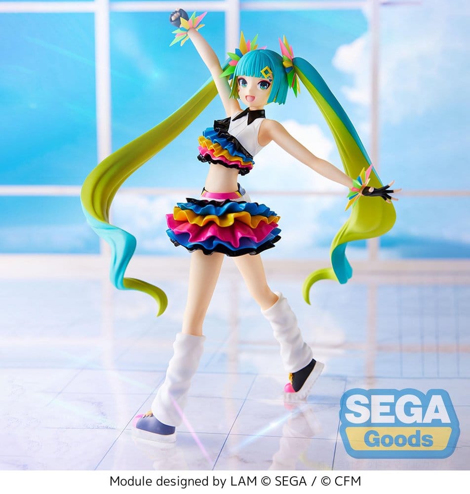 Hatsune Miku Project DIVA MEGA39's FIGURIZM PVC Figur Hatsune Miku - Catch the Wave 25 cm Image 2
